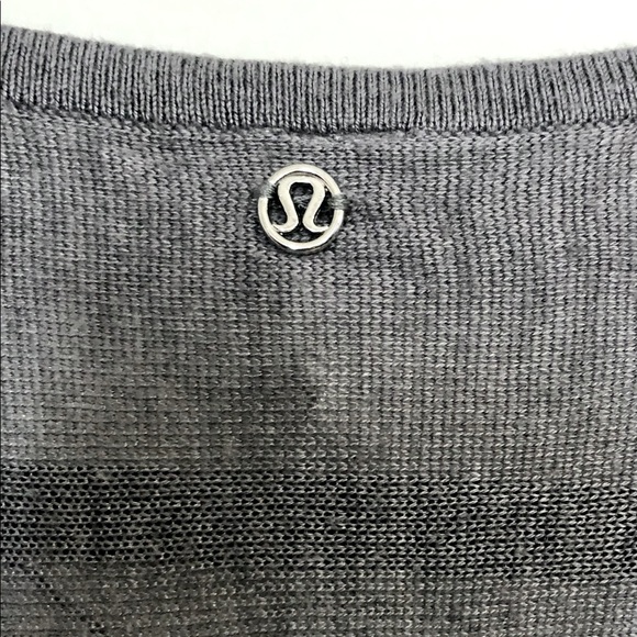 Lululemon high low grey sweater - Picture 5 of 6